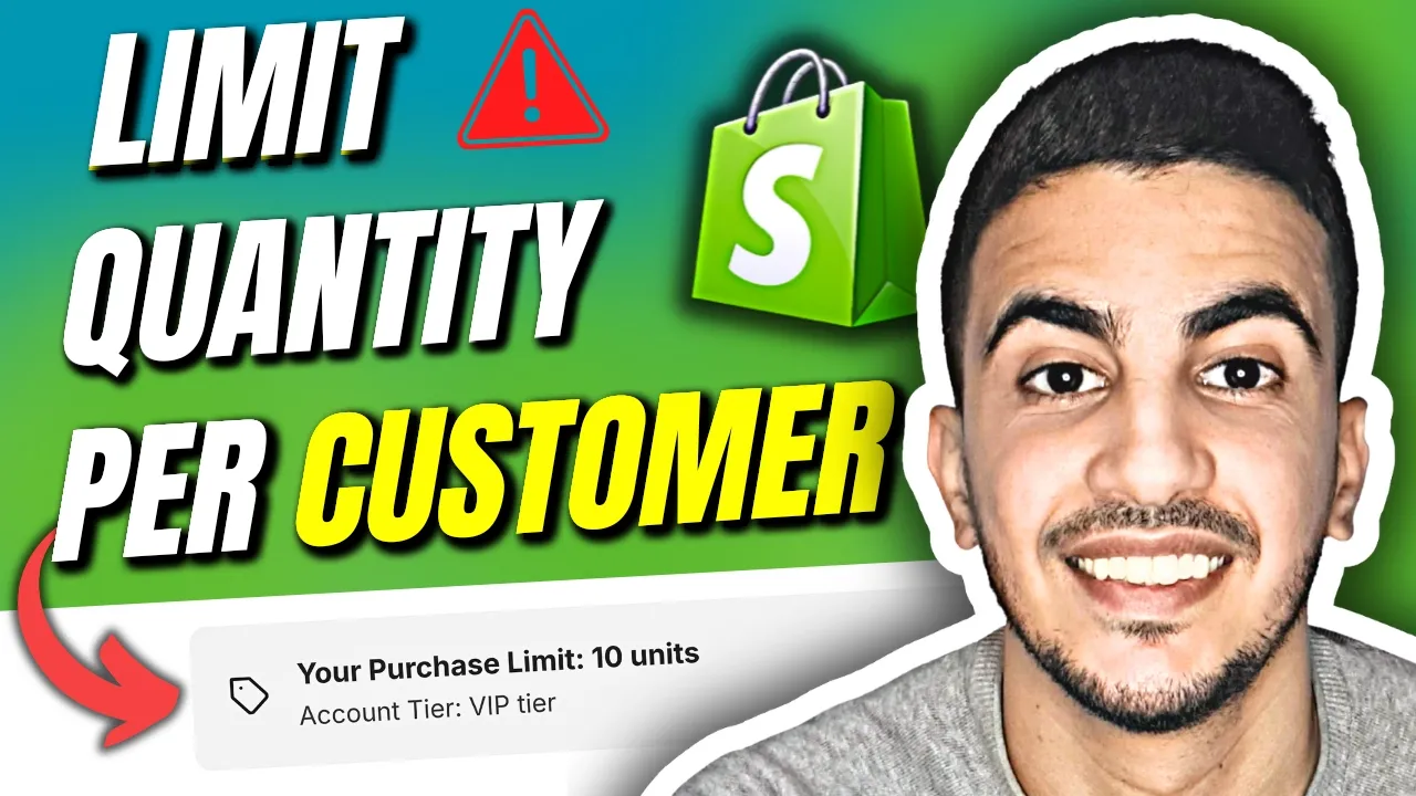 Limit Quantity Per Customer In Shopify